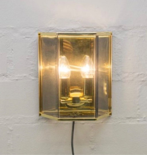 Lampe murale Holtkötter style Hollywood Regency vintage, Allemagne, années 1970