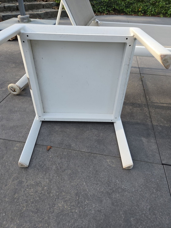 Aluminum Lounge Chairs and Side Table – Jati & Kebon, Lounge sets, Textile, Aluminium (photo 11 of 12)