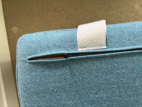 Image 1 of Softline tube frame armchair blue