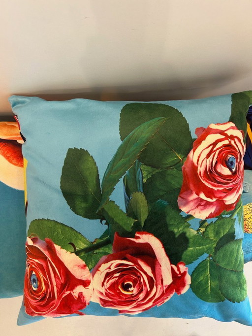 Coussin Seletti fleurs