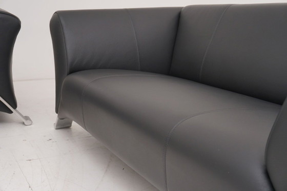 Image 1 of Rolf Benz 322 Garnitur Couch Sofa 2x Zweisitzer Zweieinhalbsitzer Leder