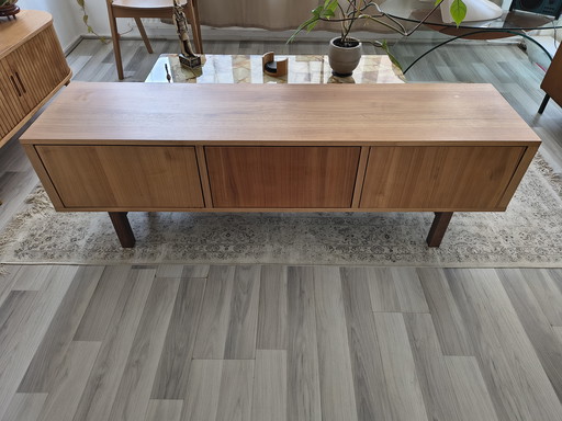 TV cabinet Scandinavian style / vintage | walnut wood