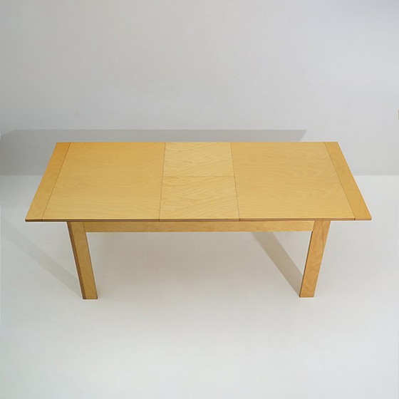 Image 1 of Maple table with extendable top, 1970s