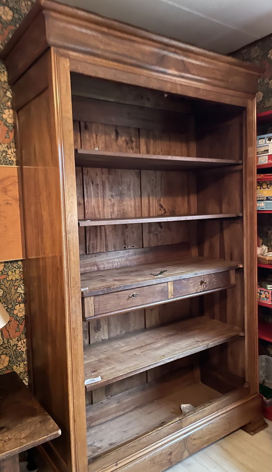 Image 1 of Beautiful Louis Philippe cabinet - circa 1850