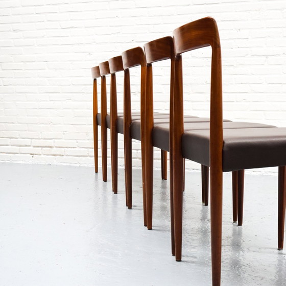 Image 1 of Set di 6 sedie da pranzo Lübke