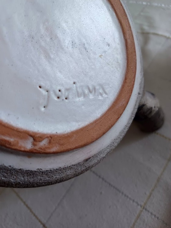 Vintage Brutalist Caquelon with Rock Carvings – Mid-Century Modern | Jurina – Bowls, Ceramic (photo 6 of 6)