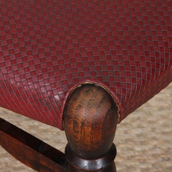 Image 1 of Set van 6 art-deco stoelen, Frans werk uit de jaren 30.