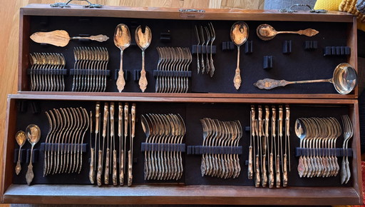 Robbe & Berking – 150 g Verzilverd – 122-Delig Bestek