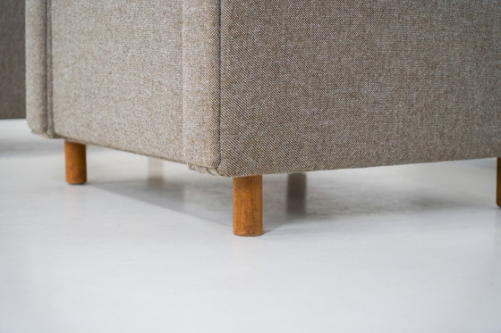 Image 1 of Rare pair of GE300 armchairs by Hans J. Wegner for Getama  (Denmark, 1960s).