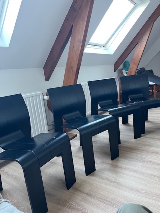 Image 1 of 5 Gijs Bakker comic strip chairs