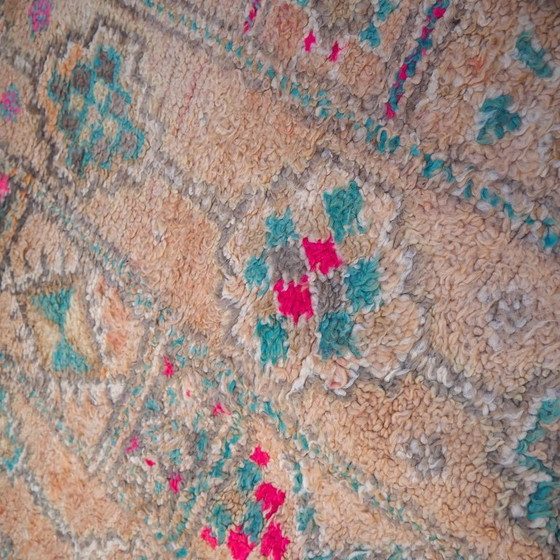 Image 1 of Rare tapis Zamour marocain vintage 'Ximena' | Tapis berbère tissé à la main | 300 × 180cm