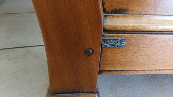 Poltrona in legno massello e tessuto collezione Jacques Leleu – Poltrone, Wood (photo 5 of 5)