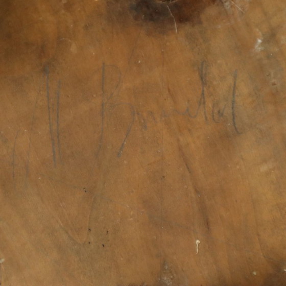 Image 1 of Old Wooden Milk Stool