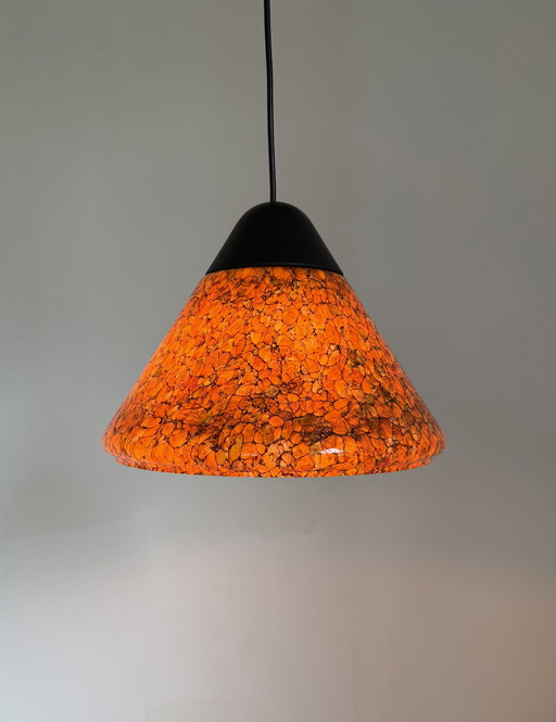 Vintage Murano glass pendant lamp, Peill & Putzler '80s
