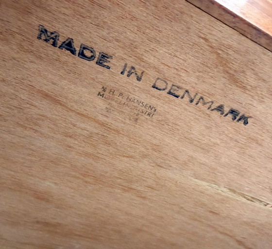 Grande credenza danese vintage in teak di H.P. Hansen, anni '60 – OMANN JUN, Credenze, Legno (photo 16 of 16)