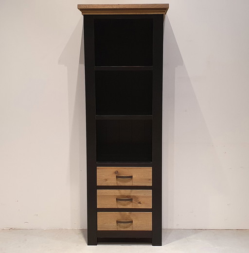 Hochschrank, schwarz