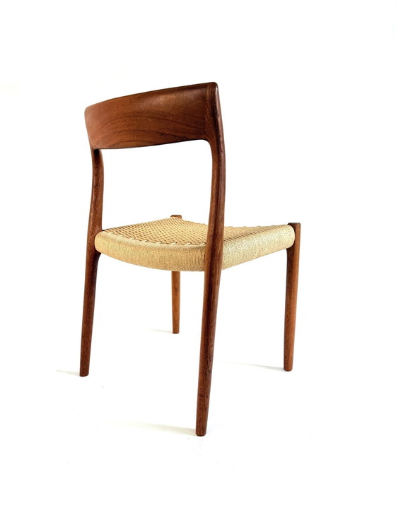 Image 1 of Sedia da pranzo vintage modello n. 77, Niels Otto Møller '70