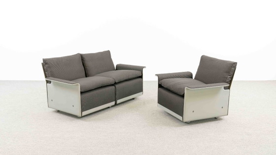 Vitsoe Bankstel van Dieter Rams, Model 620, Fauteuil+Bank – Textile (photo 13 of 45)