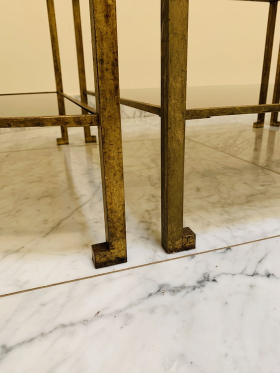 Image 1 of Cuatro mesas de centro Henri Pouenat para Maison Ramsay