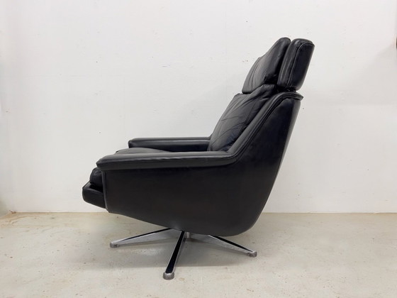 Image 1 of Fauteuil Pivotant Modèle 802 par Werner Langenfeld pour Esa, Danemark, 1970s