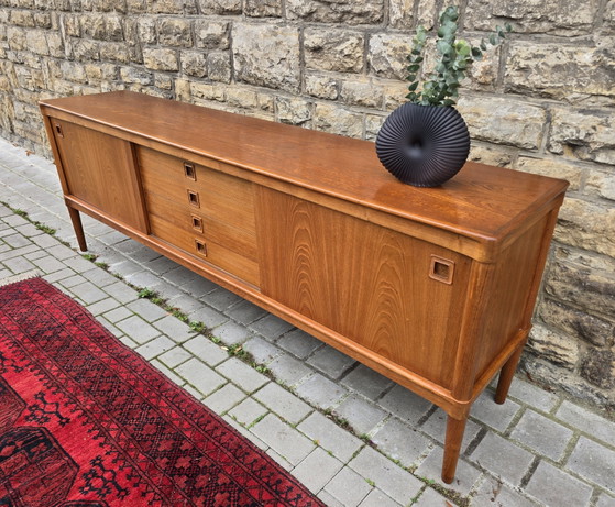 Credenza 60s 70s Mid Century Teak Cassettiera Armadio – bramin, Credenze, Wood (photo 6 of 9)