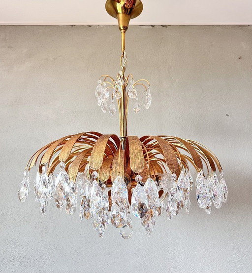 Lustre vintage XL Palwa doré