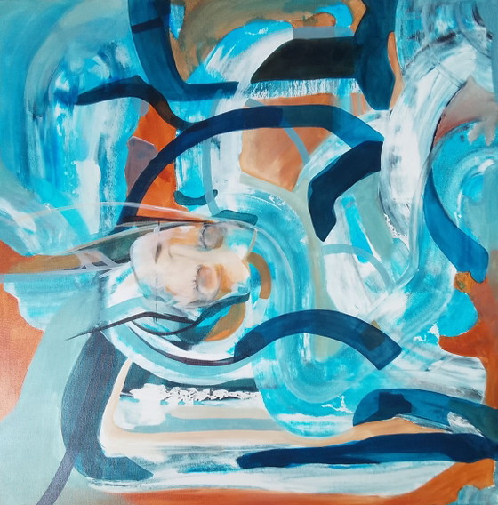 Image 1 of Acrylic painting #cumuli