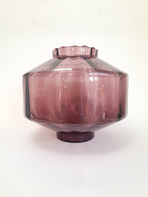 Very large Doyen Art Deco vase/saucer, 1930s