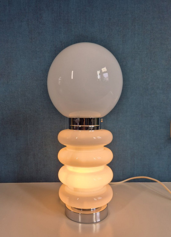 Image 1 of Vintage table lamp - Carlo Nason - 1970s - Glass