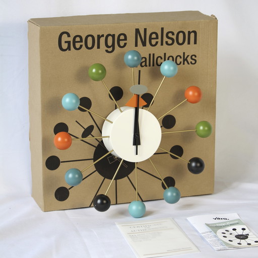 Horloge à boule Vitra George Nelson originale - Ensemble complet (multicolore)