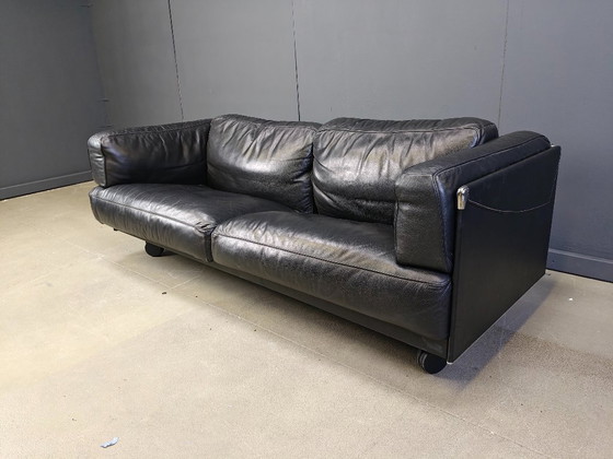 Image 1 of Vintage 'twice' bank van Pierluigi Cerri voor Poltrona Frau, jaren 90