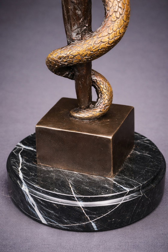 Image 1 of Bronzen Asclepius