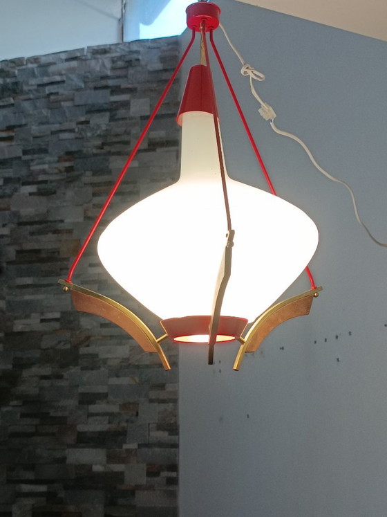 Lampe Suspendue Scandinave 1960s – Suspensions, Glass (photo 7 of 7)
