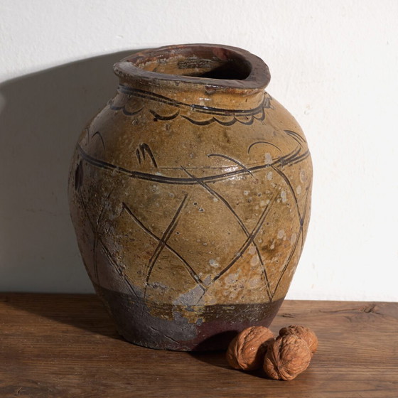 Vaso antico cinese in gres smaltato – Cina, circa 1890 – Vasi, Rustic (photo 4 of 40)