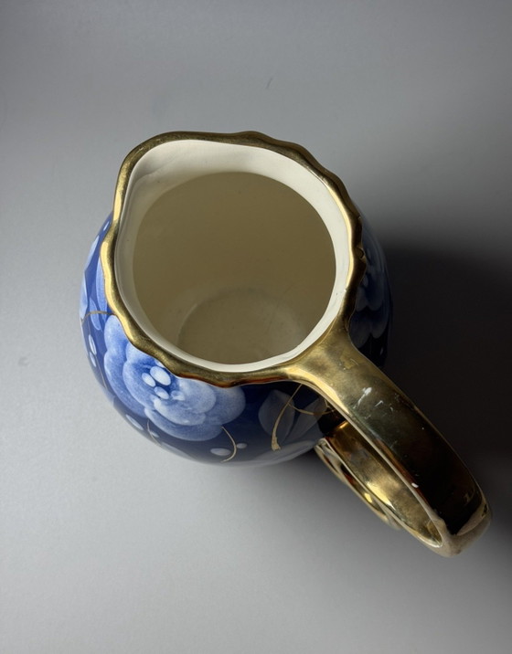Image 1 of Brocca Art Déco Boch Frères La Louvière di Raymond Chevalier, Belgio, anni '30