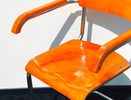 Image 1 of 3 vintage stoelen Mart Stam [ Bauhaus ] industrieel 1930s