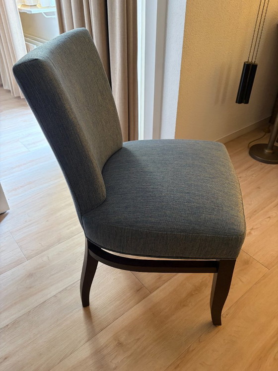 Set Van 4 Mulleman Soho Eetkamerstoelen Blauw – Textile (photo 4 of 9)