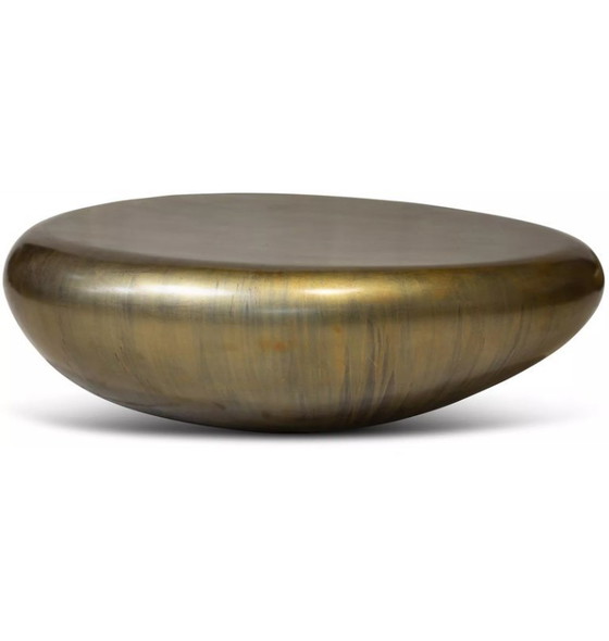 Image 1 of Tavolino da caffè o tavolino Fleur Ami Pandora – ottone ossidato