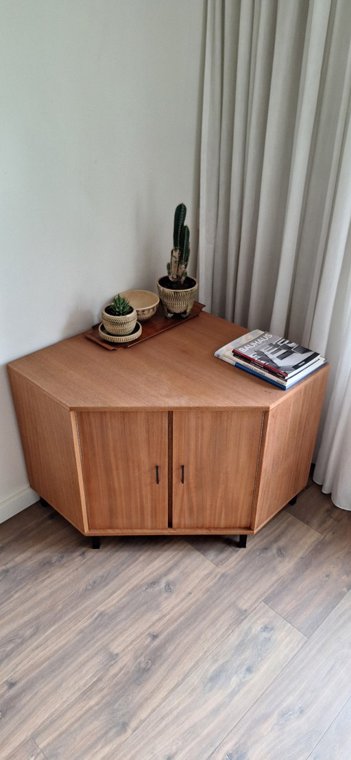 Simplalux Simpla Lux Corner Cabinet Corner Dresser Vintage