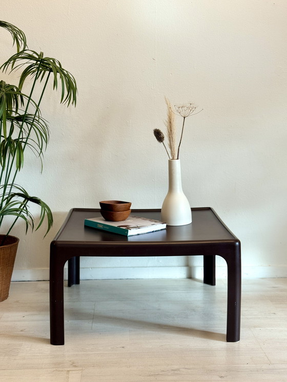 Image 1 of Tavolino da caffè Space Age color cioccolato di Peter Ghyczy per Horn Collections