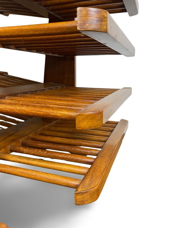 Image 1 of Porte-revues en bois dans le style d'Edward J. Wormley, Circa 1950