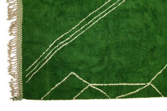 Image 1 of Grüner Wollteppich 250x150cm