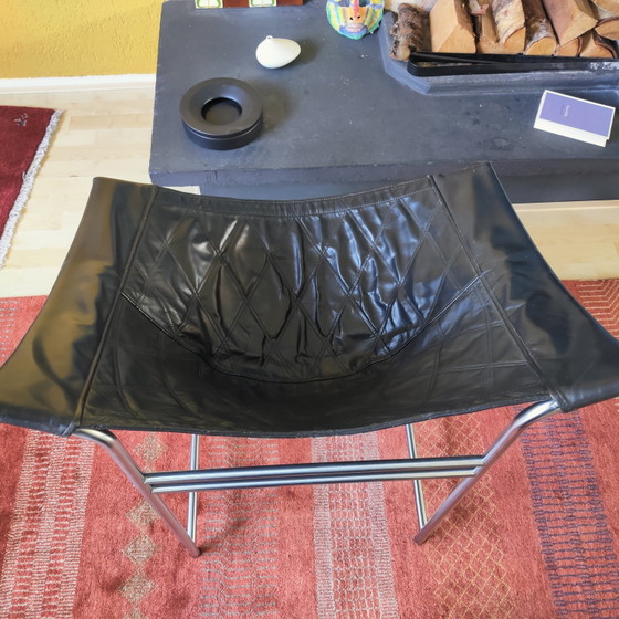 Poltrona Montis, design Gerard van den Berg – Poltrone, Leather, Chrome (photo 4 of 5)