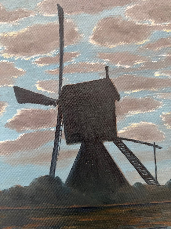 Image 1 of Dolman.A – Moonlit Night, Painting, Netherlands
