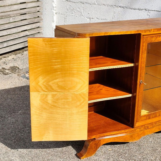 Credenza Art Déco – Credenza in Noce Burl con Vetrina in Vetro - Anni '30 – Credenze (photo 17 of 28)