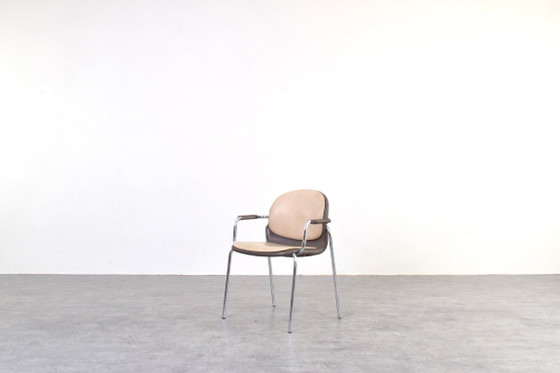 Chaises allemandes vintage de Wilkhahn, années 1980, lot de 8. – Chaises de salle à manger, Chrome (photo 3 of 15)