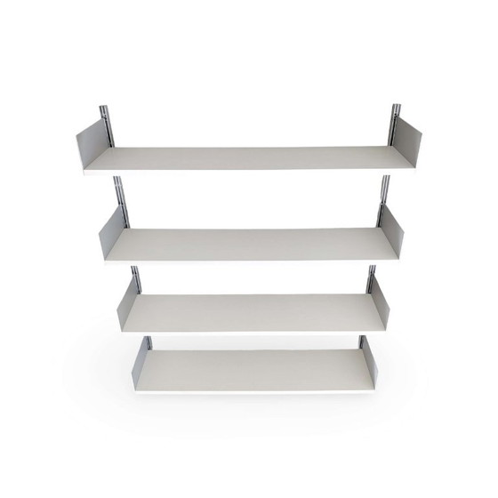 2x Original Dieter Rams 606 Midcentury Wandregal Vitsoe Aluminium – Scaffali a muro, Alluminio (photo 3 of 6)
