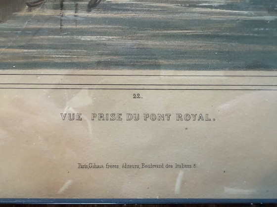 Image 1 of Serie di litografie colorate a mano del XIX secolo di Gihaut Frères