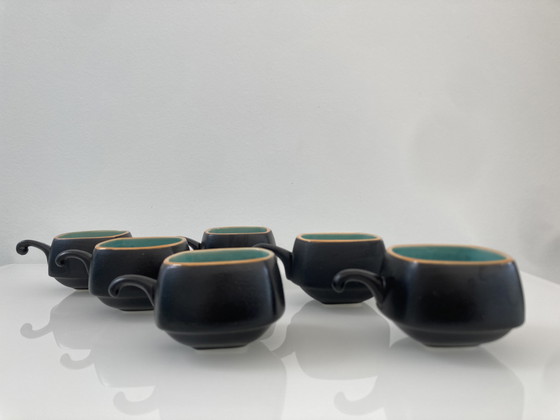 Image 1 of Ensemble de six tasses à thé japonaises modernes
