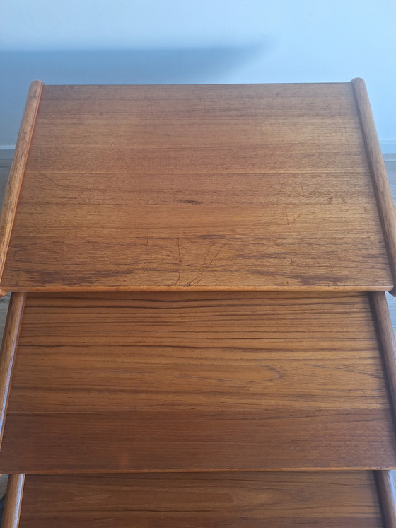 Image 1 of Vintage Teak Mimiset / Nesting Tables - Kai Kristiansen